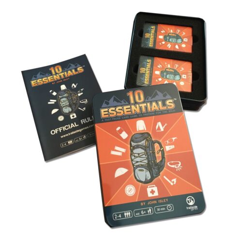 A set of 10 Essentials cards and book for personal development.